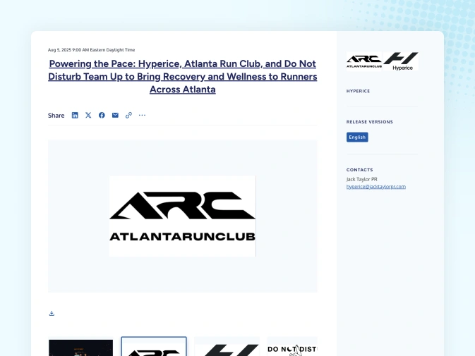 Example of a compound release where Business Wire and The Associated Press share news of their partnership